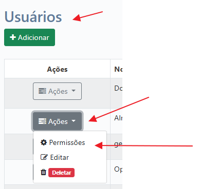 Permissões